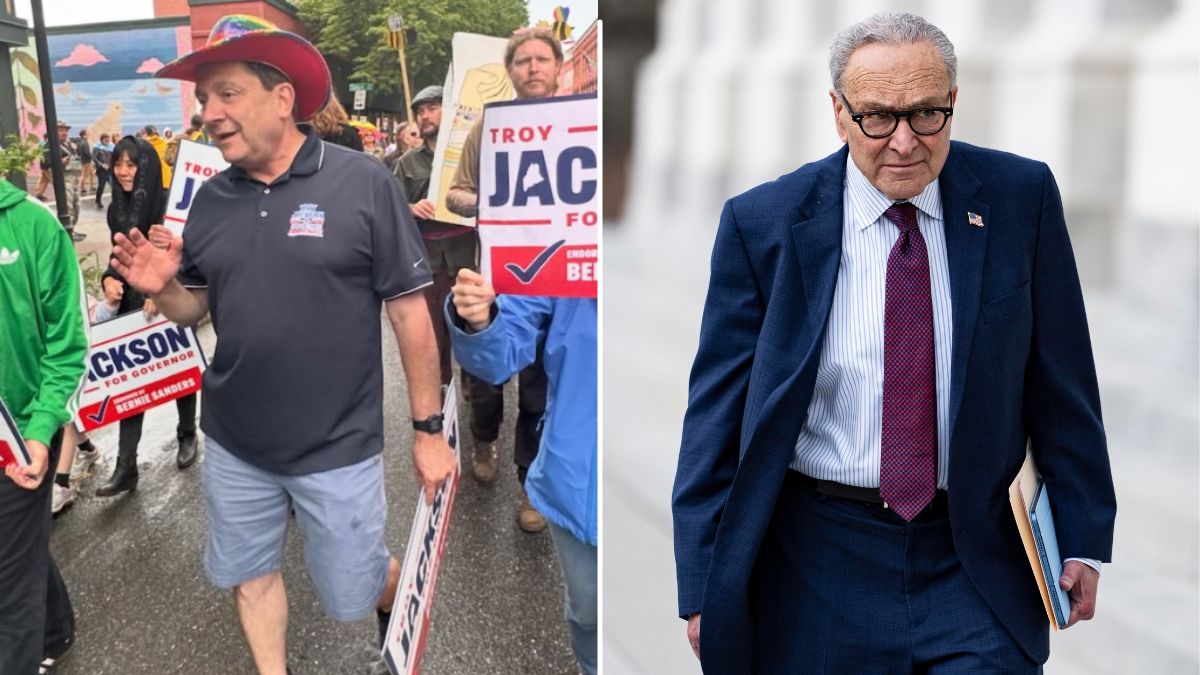Rising Maine Senate candidate already at odds with Schumer