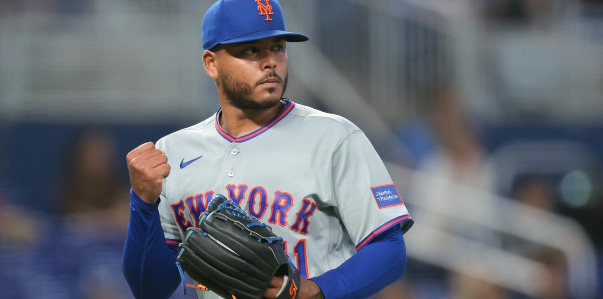 New York Mets starting pitcher Freddy Peralta | Mandatory Credit: Sam Navarro-Imagn Images