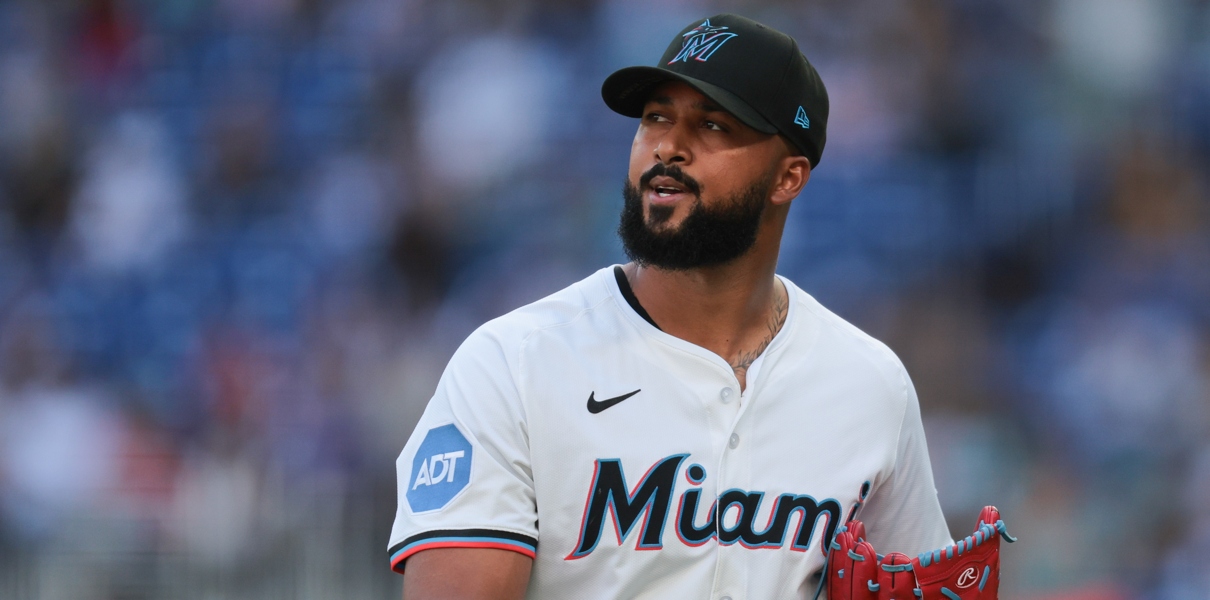 Miami Marlins pitcher Sandy Alcantara.
