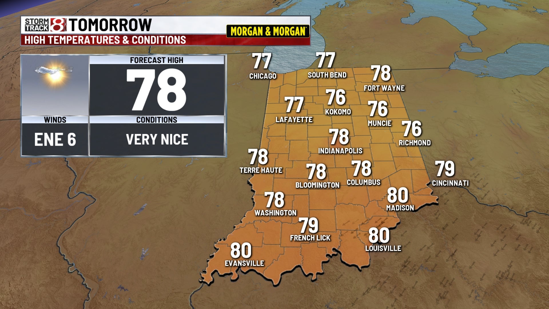Fall feel for now, warmer & more humid by the weekend