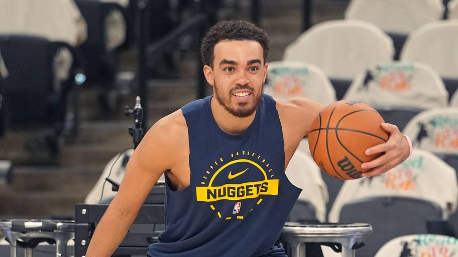 Denver Nuggets guard Tyus Jones