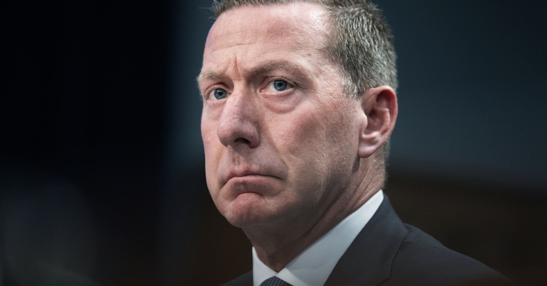 U.S. Secret Service Director Sean Curran testifies during the House Appropriations Homeland Security Subcommittee hearing in the Rayburn building in Washington, April 16, 2026.