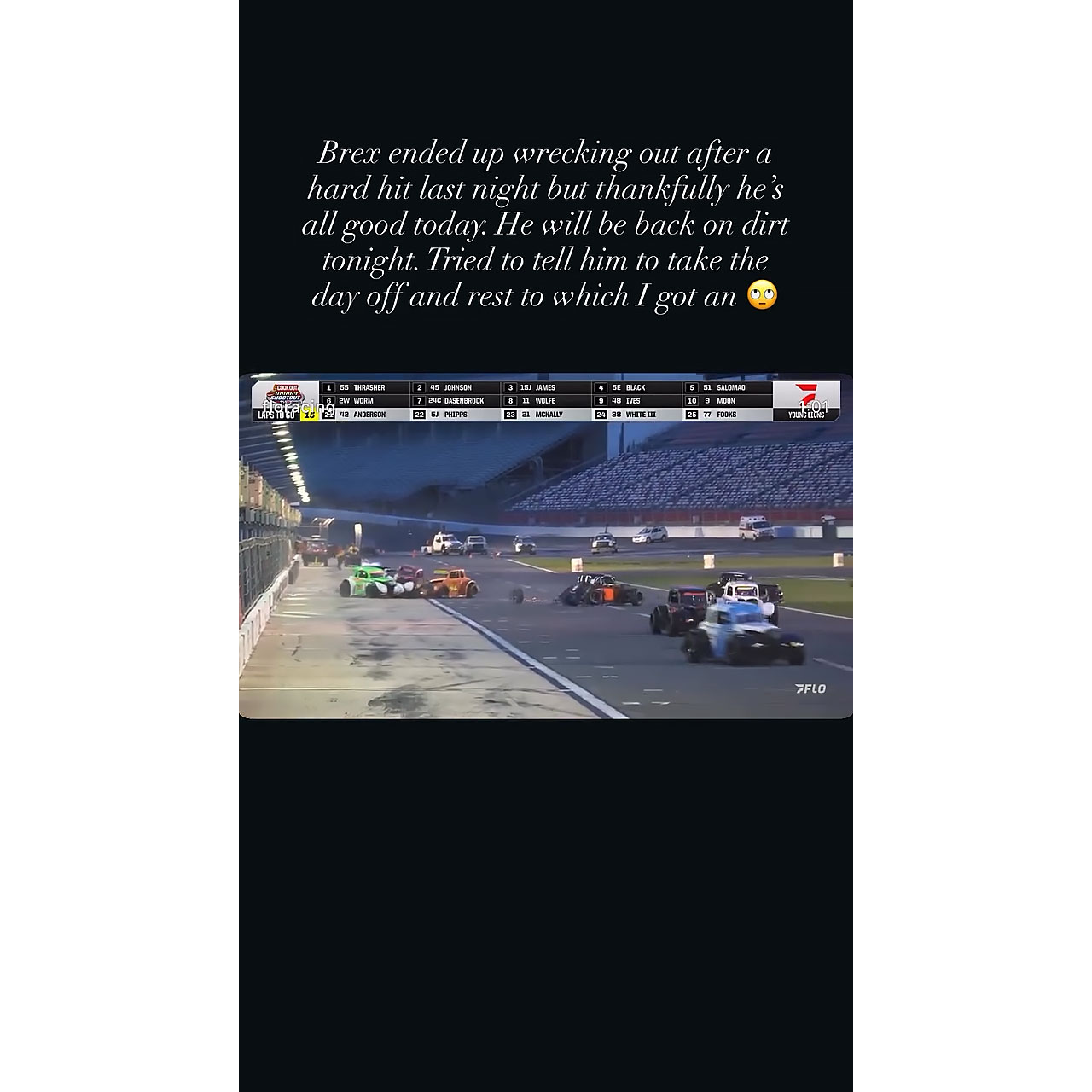 Son of Late NASCAR Legend Kyle Busch Got Into a Wreck on the 2-Month Anniversary of His Death