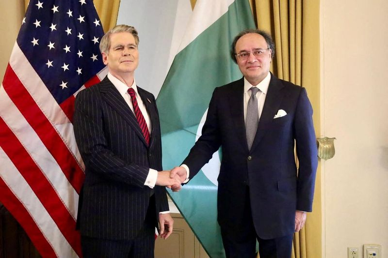 Pakistani Finance Minister Aurangzeb visits U.S.