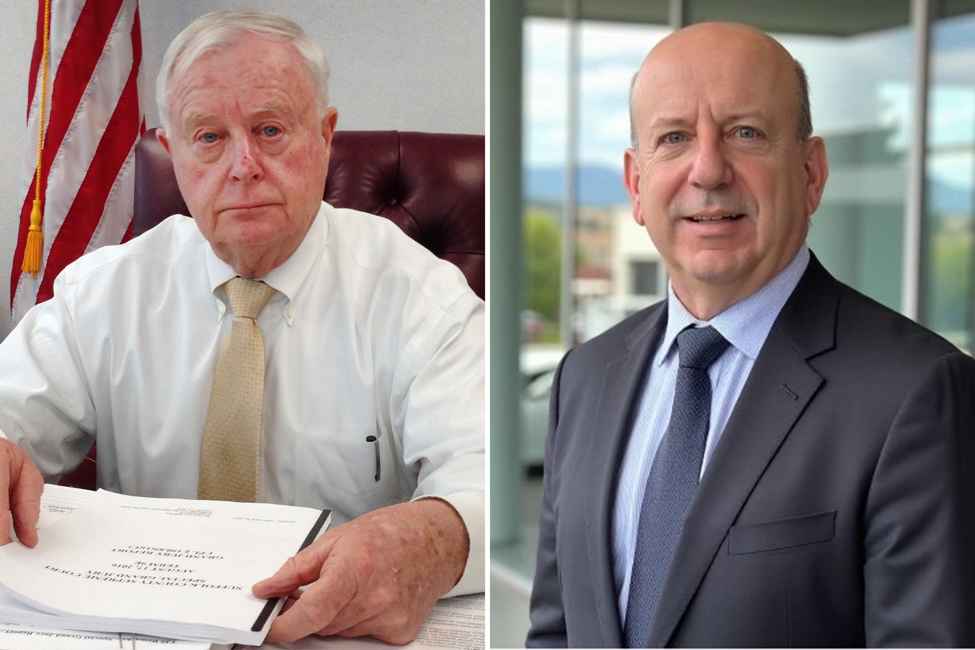 Ex-Suffolk DA and aide busted in corruption cover-up scandal sting ask Trump for pardon