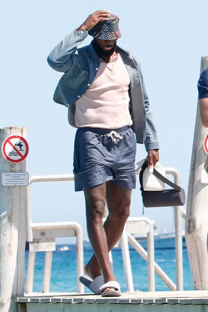 LeBron James on holiday