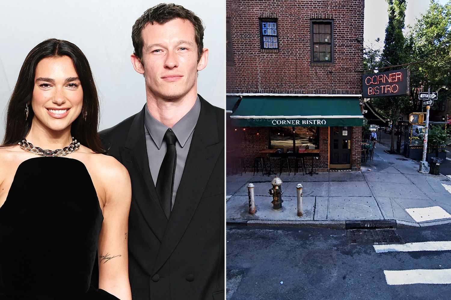 Dua Lipa and Callum Turner sang 'Happy Birthday' to a stranger at the NYC bar they frequent for martinis (exclusive)