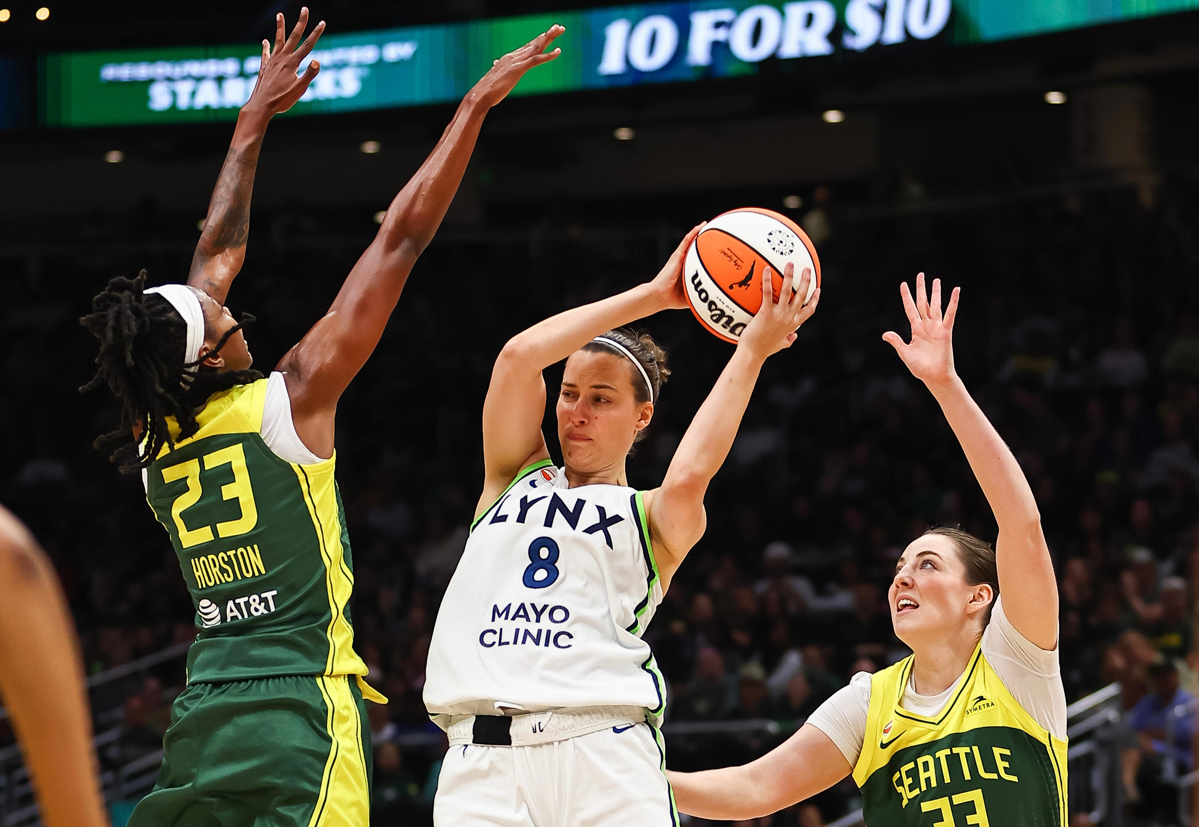 Jordan Horston plays 14 minutes ahead of WNBA All-Star break