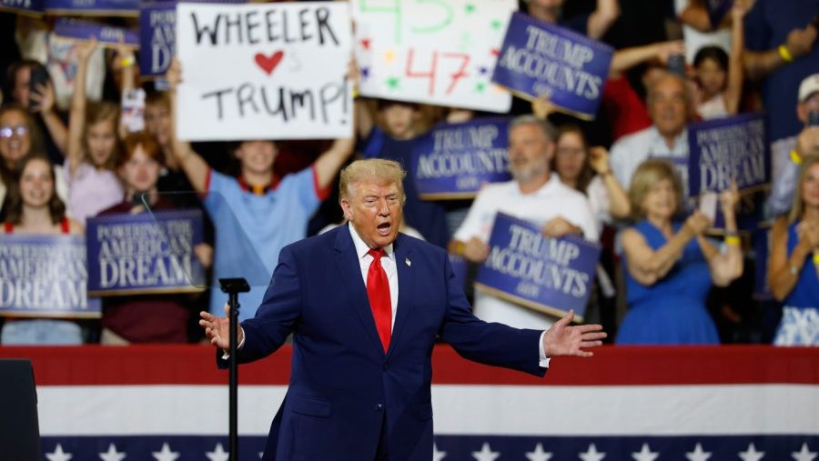 Trump rails against Ossoff and 'Democrat communists' in Georgia speech