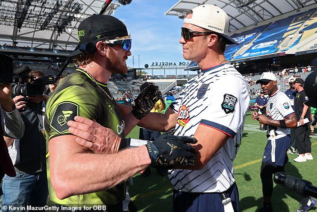 Brady has repeatedly clashed with the wrestler Logan Paul over the past few months