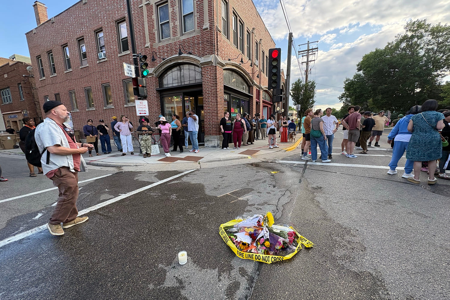 Wisconsin officer kills man armed with knife, police say, as shooting sparks protests
