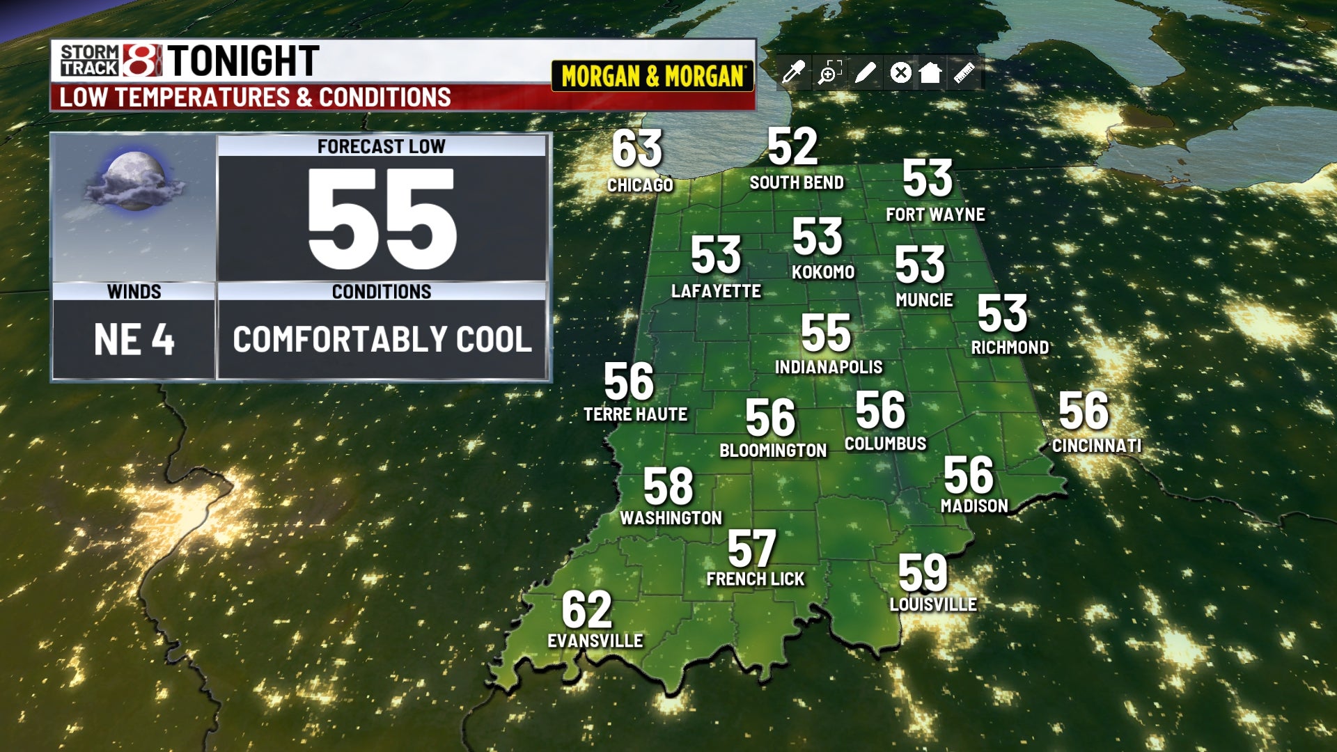 Fall feel for now, warmer & more humid by the weekend