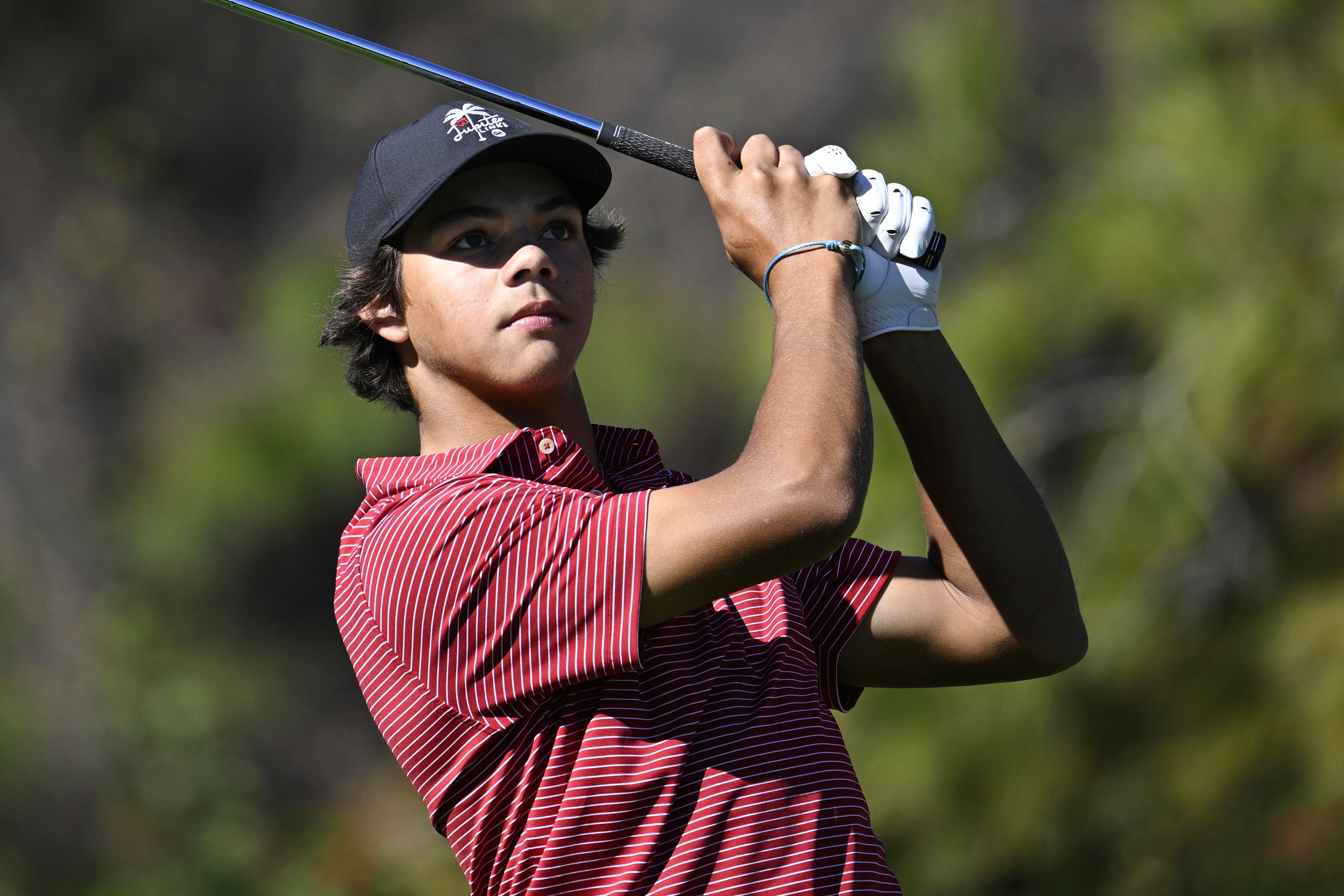 Charlie Woods fails to advance to US Junior Amateur match play after being bothered by camera