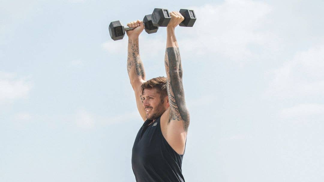dumbbell-thruster