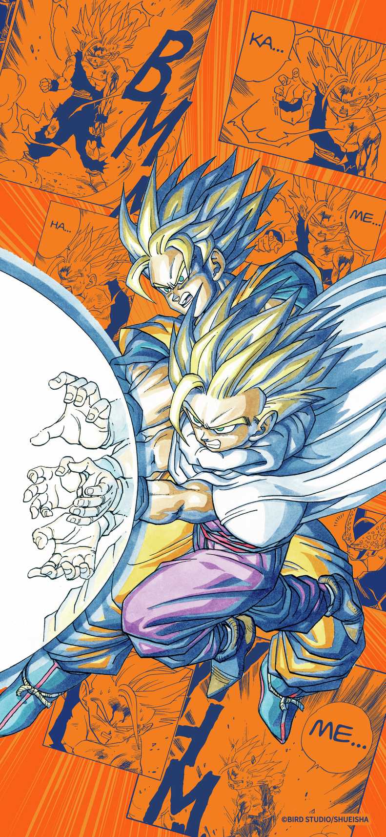 Official DBZ Gohan and Goku wallpaper for Gohan Day 2026