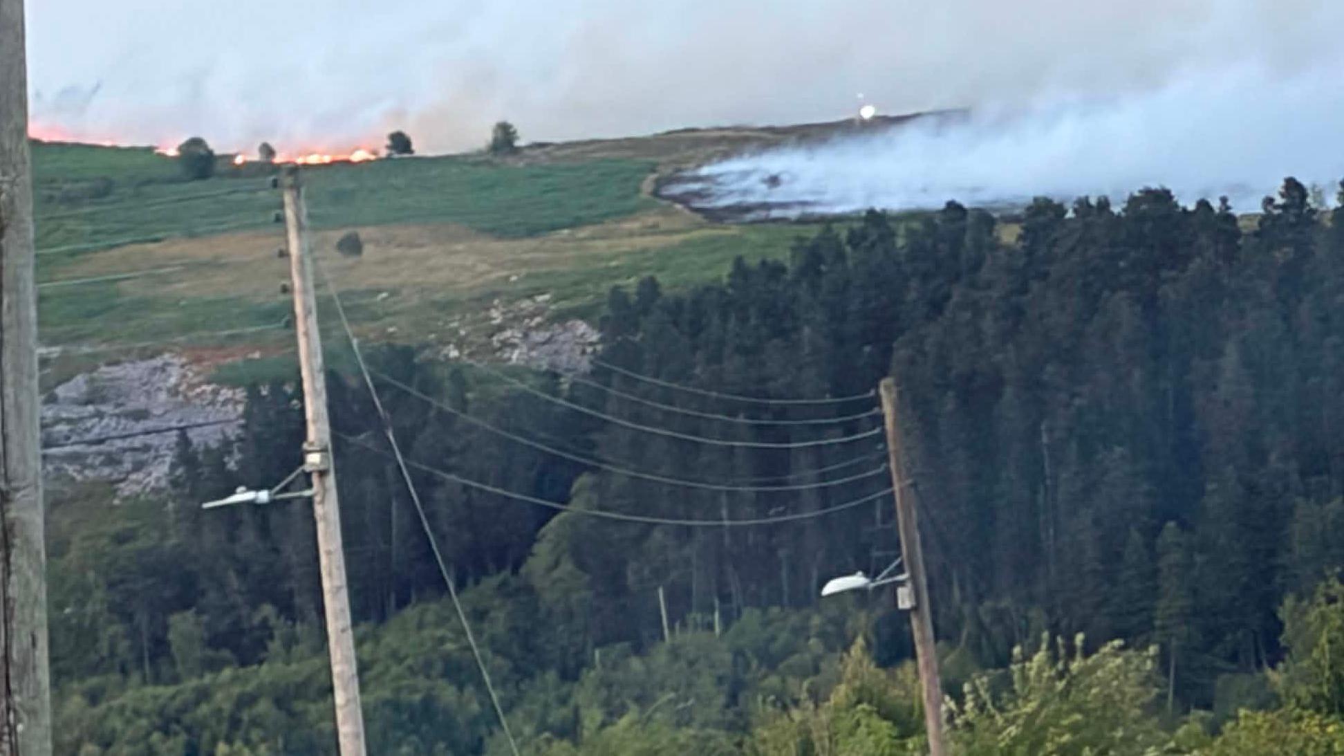 A big blaze at Blaenavon has entered its third day