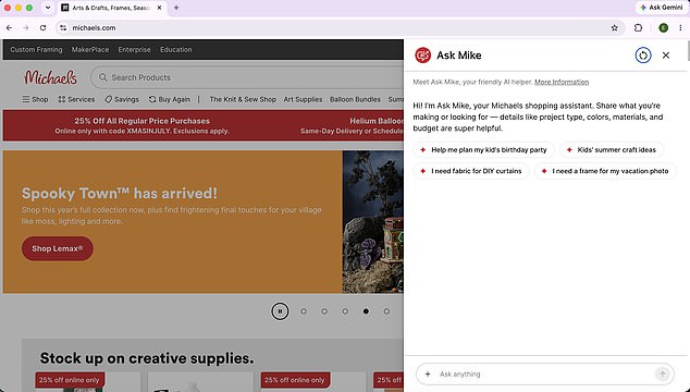 The Texas-headquartered chain has unveiled 'Ask Mike,' an AI-powered shopping assistant designed to help customers find products, brainstorm creative ideas and plan projects