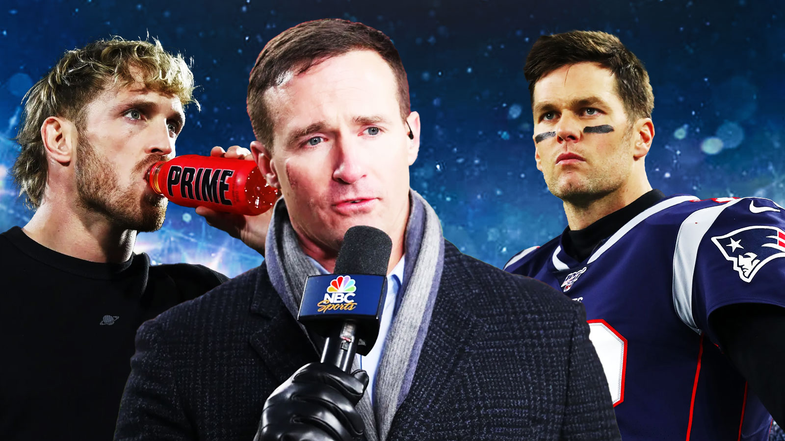 NFL legend Drew Brees really wants to see Tom Brady fight Logan Paul