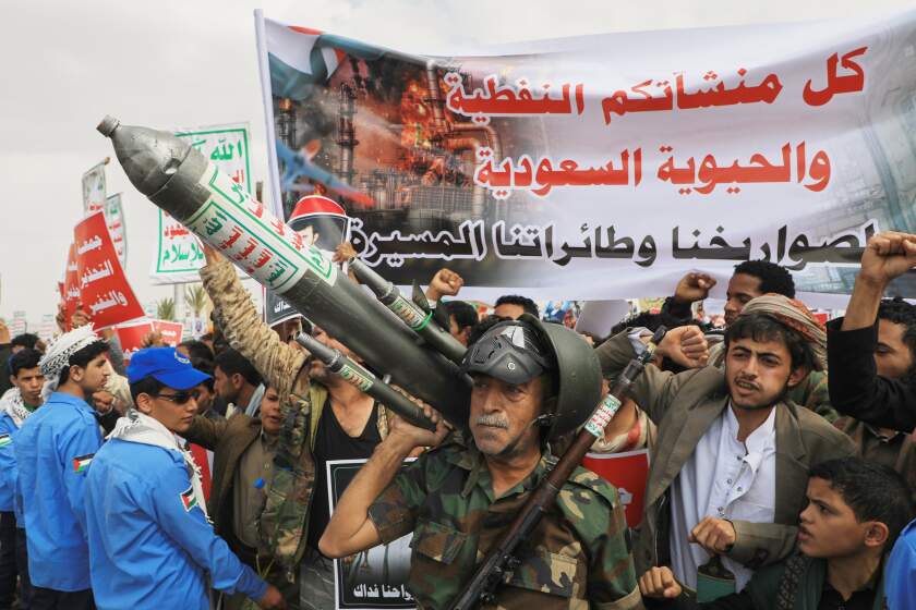 US and Pakistan condemn Houthi Red Sea threats to shipping and Saudi Arabia