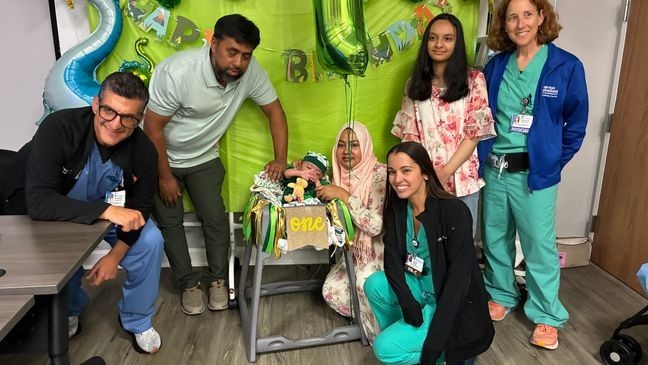 'A fighter and a miracle': Baby born at 22 weeks finally goes home after more than a year