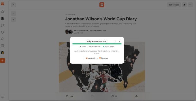 Substack’s new tool tells you who’s been writing their newsletters with AI