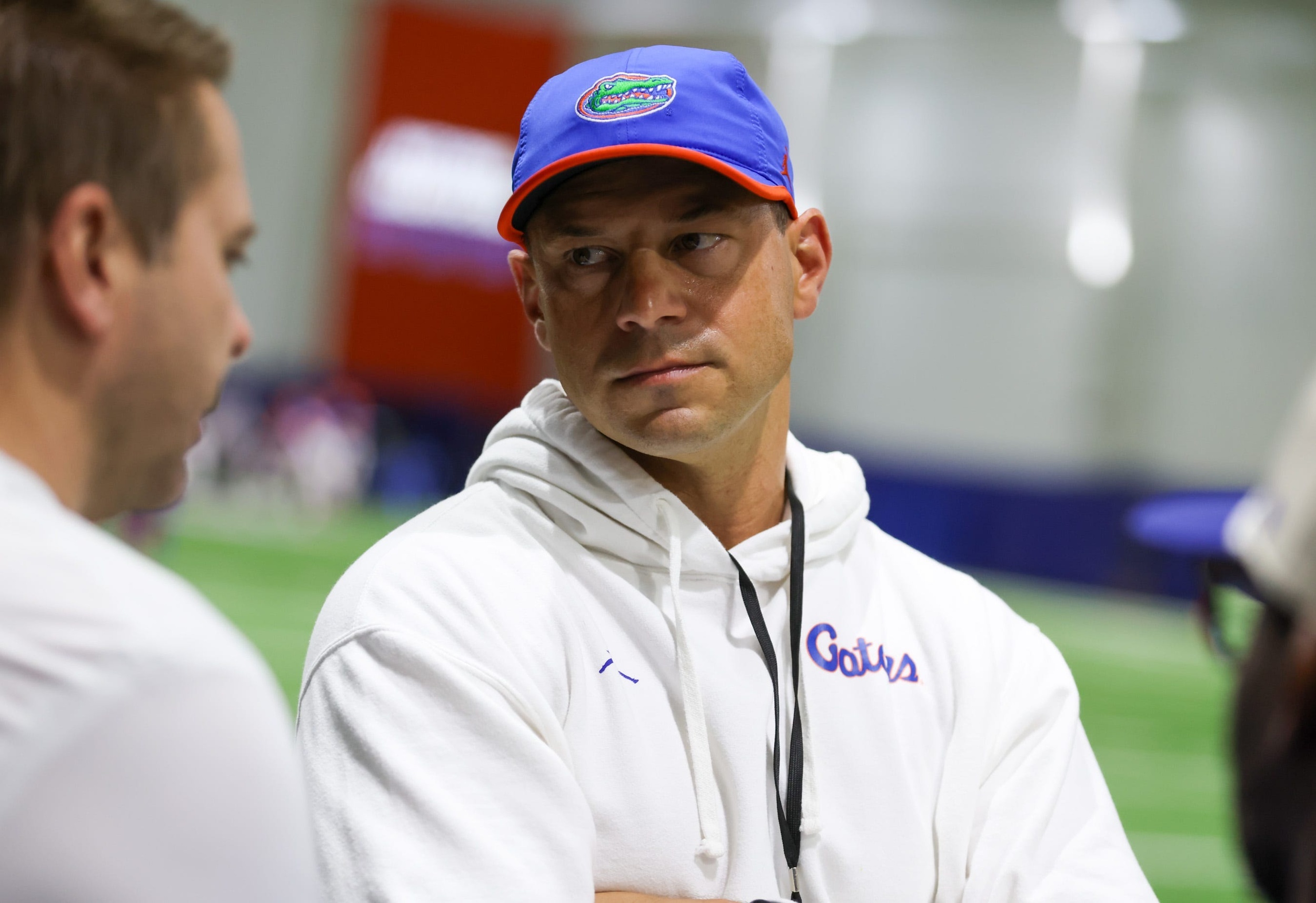 Jon Sumrall's intensity could be a positive for Florida, as long as he doesn't try to throw any podiums