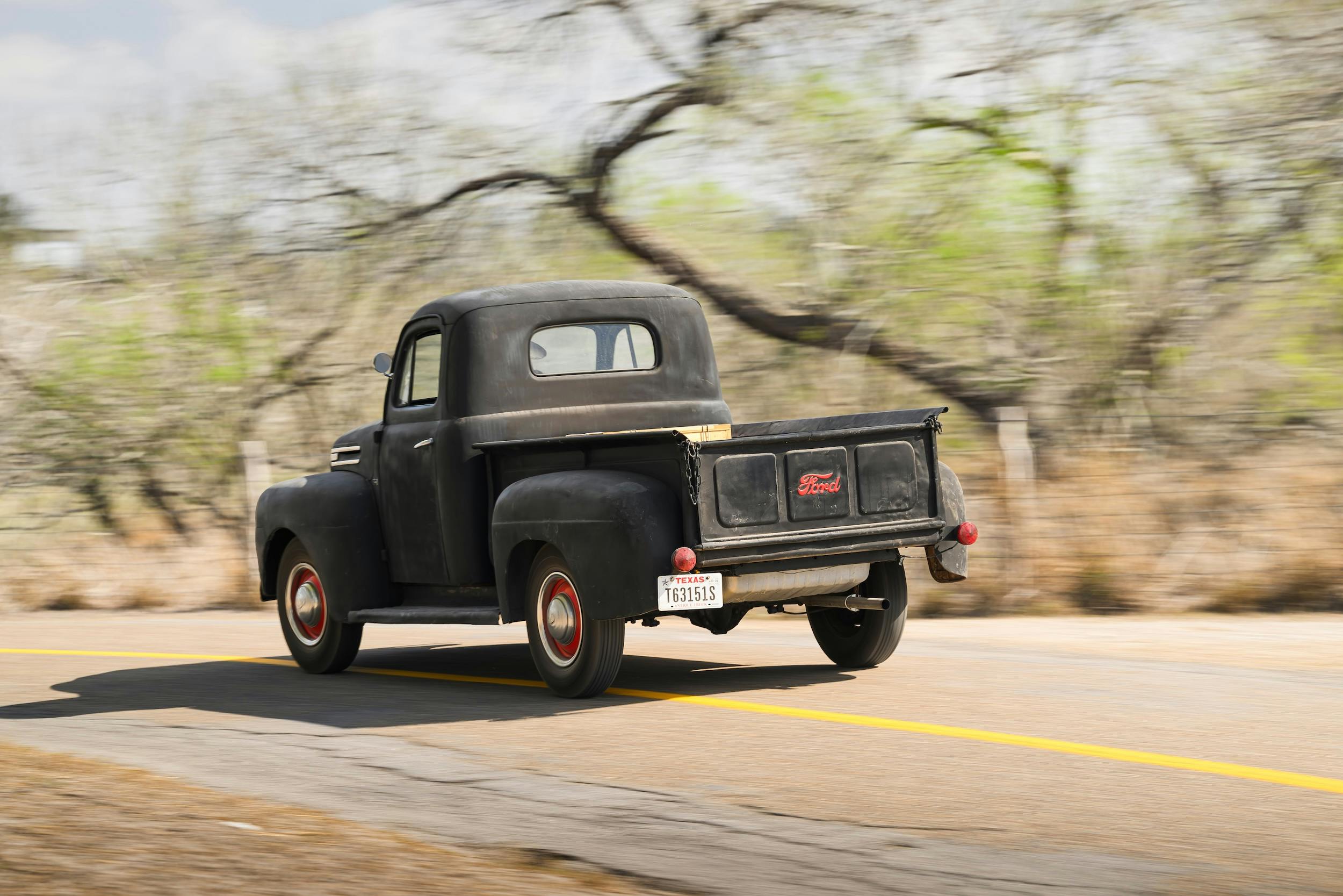 1949 Ford F-1 rear three quarter