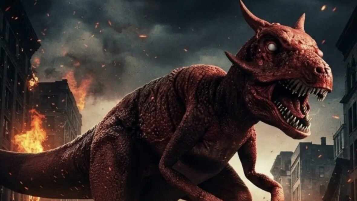 A T-Rex gets possessed in ‘T-Rexorcist’, from the creators of ‘Crackoon’