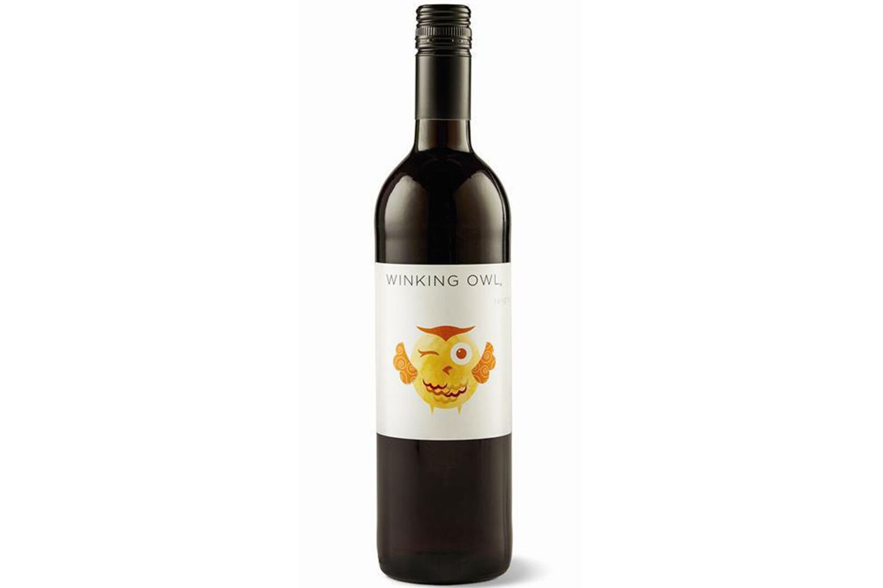 Bottle of Winking Owl Sangria