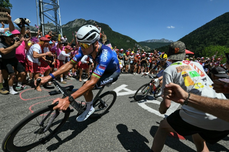 Mathieu van der Poel worked tirelessly to tee up his Alpecin Premier Tech team-mate Jasper Philipsen for the win