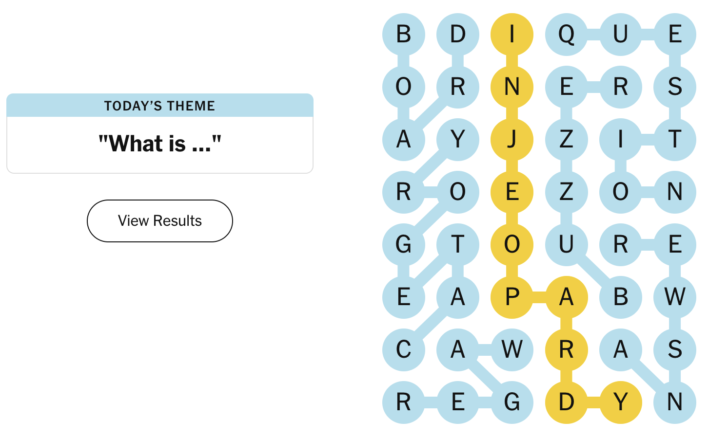 Today's NYT Strands Hints (and Answer) for Wednesday, July 22, 2026