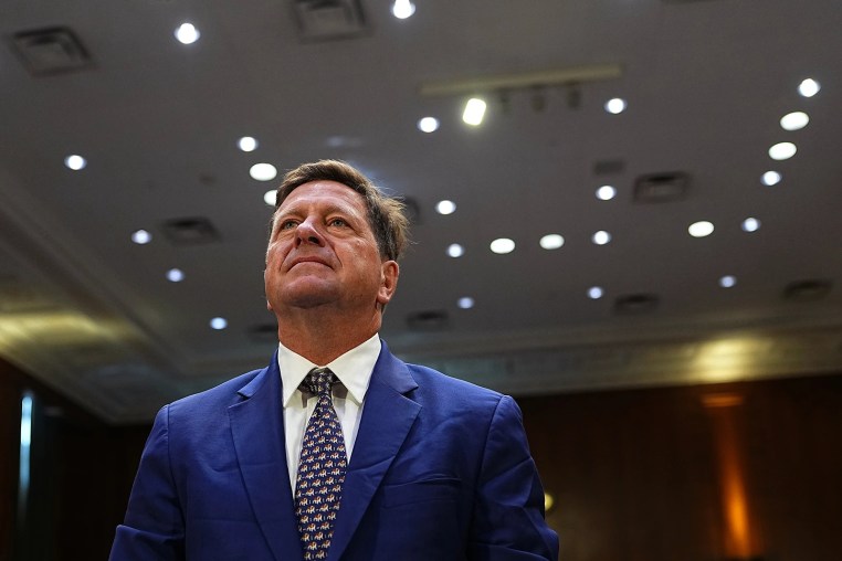 Jay Clayton’s DNI nomination advances, but his Democratic backing has evaporated