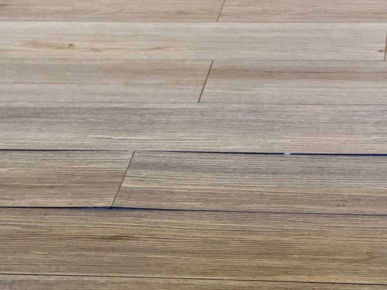Wood slats buckling