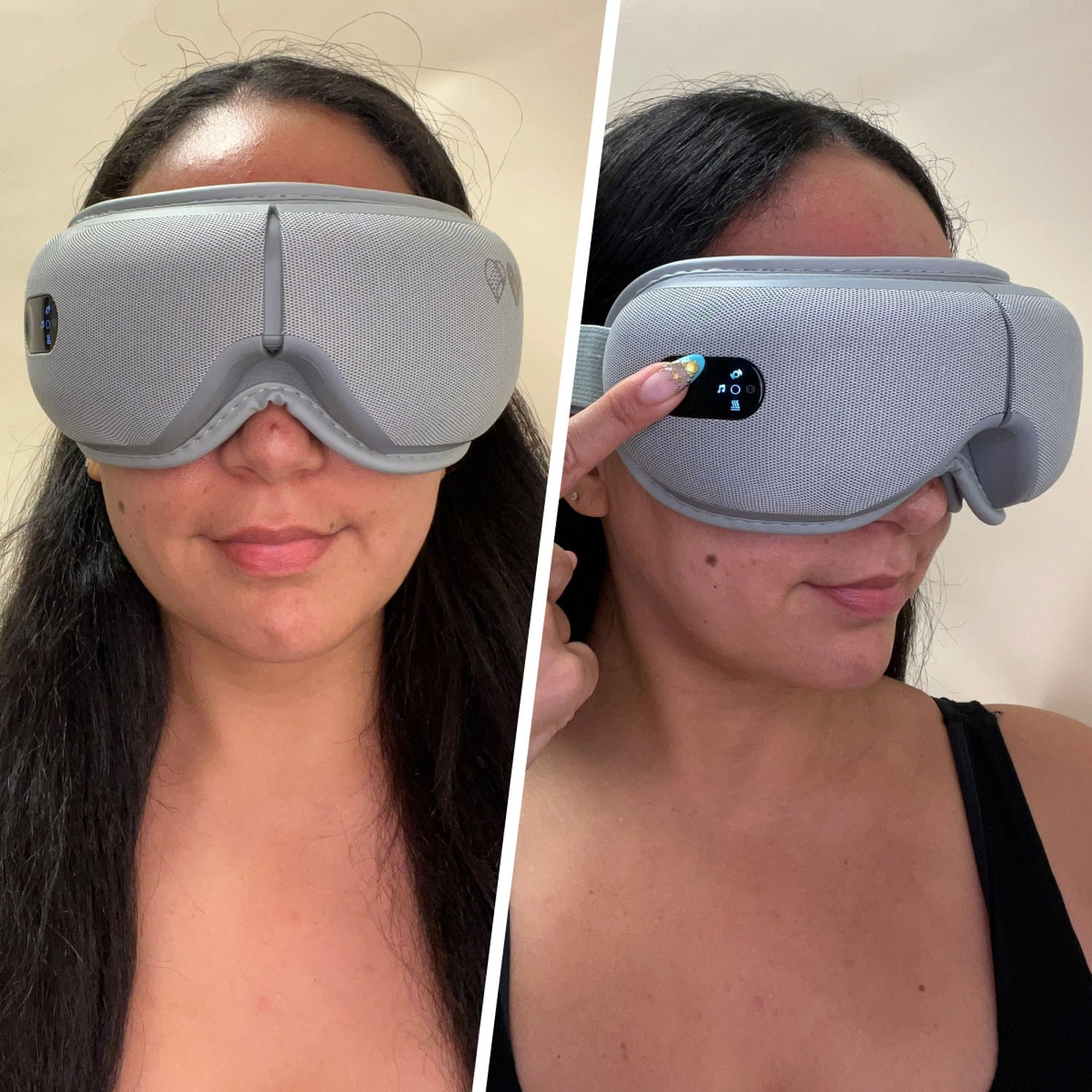 Jannely Espinal likes wearing this device when experiencing eye strain. (Courtesy of Jannely Espinal)
