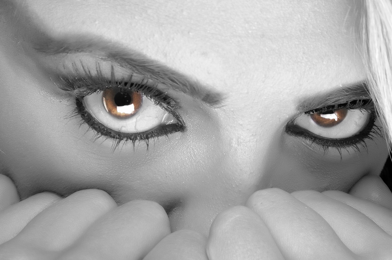 womans eyes
