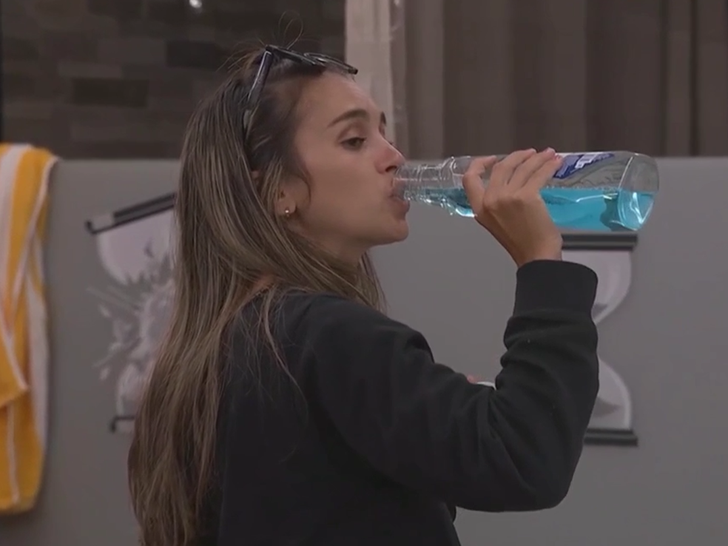 'Big Brother' Housemate Lyric Medeiros Drinks Straight From Communal Mouthwash Bottle