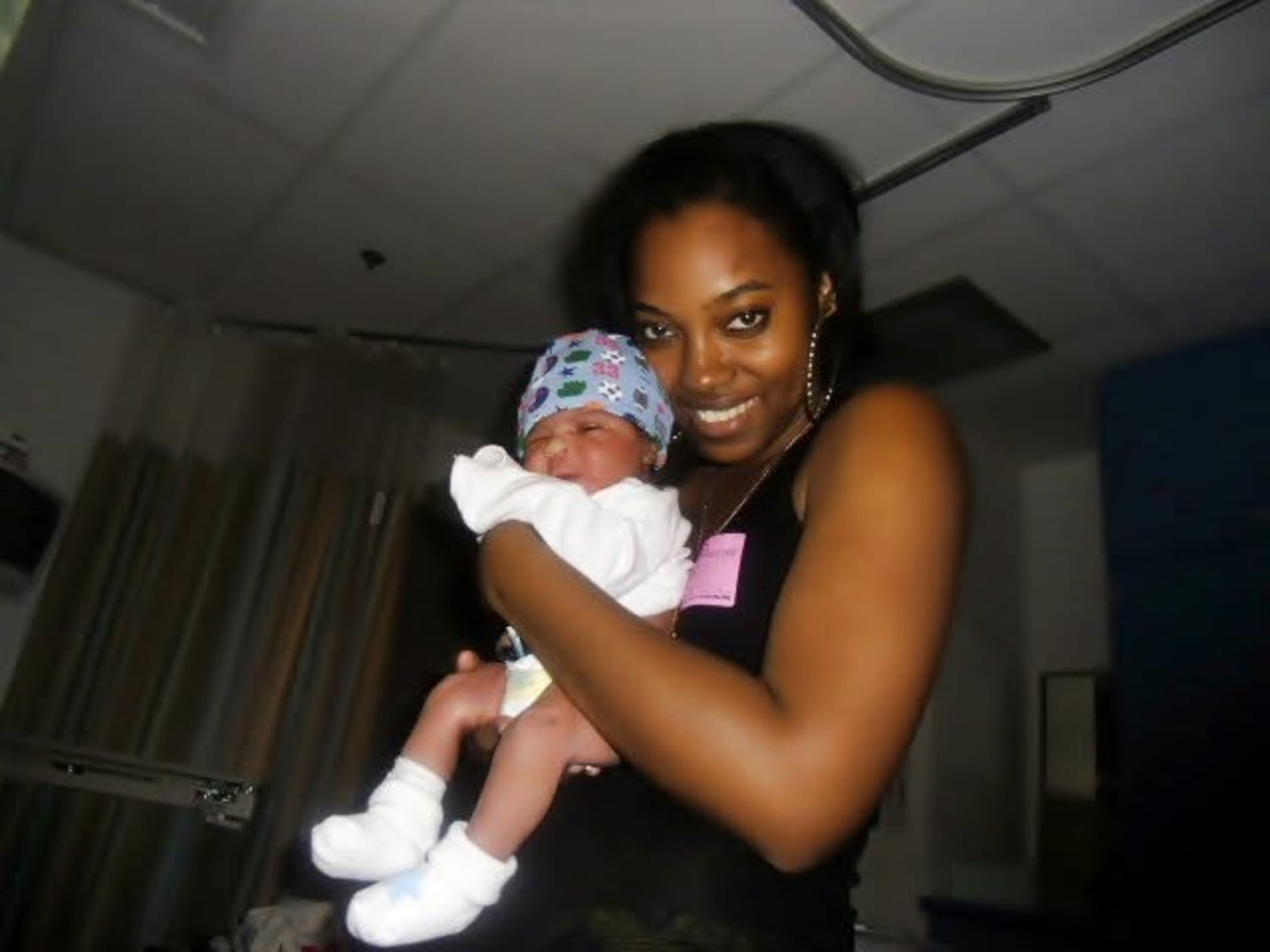 The midnight Chef as a baby with his aunt Morgan. (Courtesy Morgan Graham)