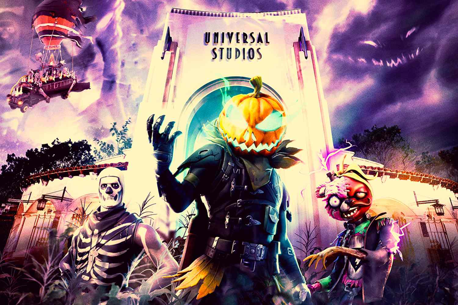 Live-action “Fortnitemares” revealed for Universal Halloween Horror Nights with ‘living battleground’ and the Battle Bus