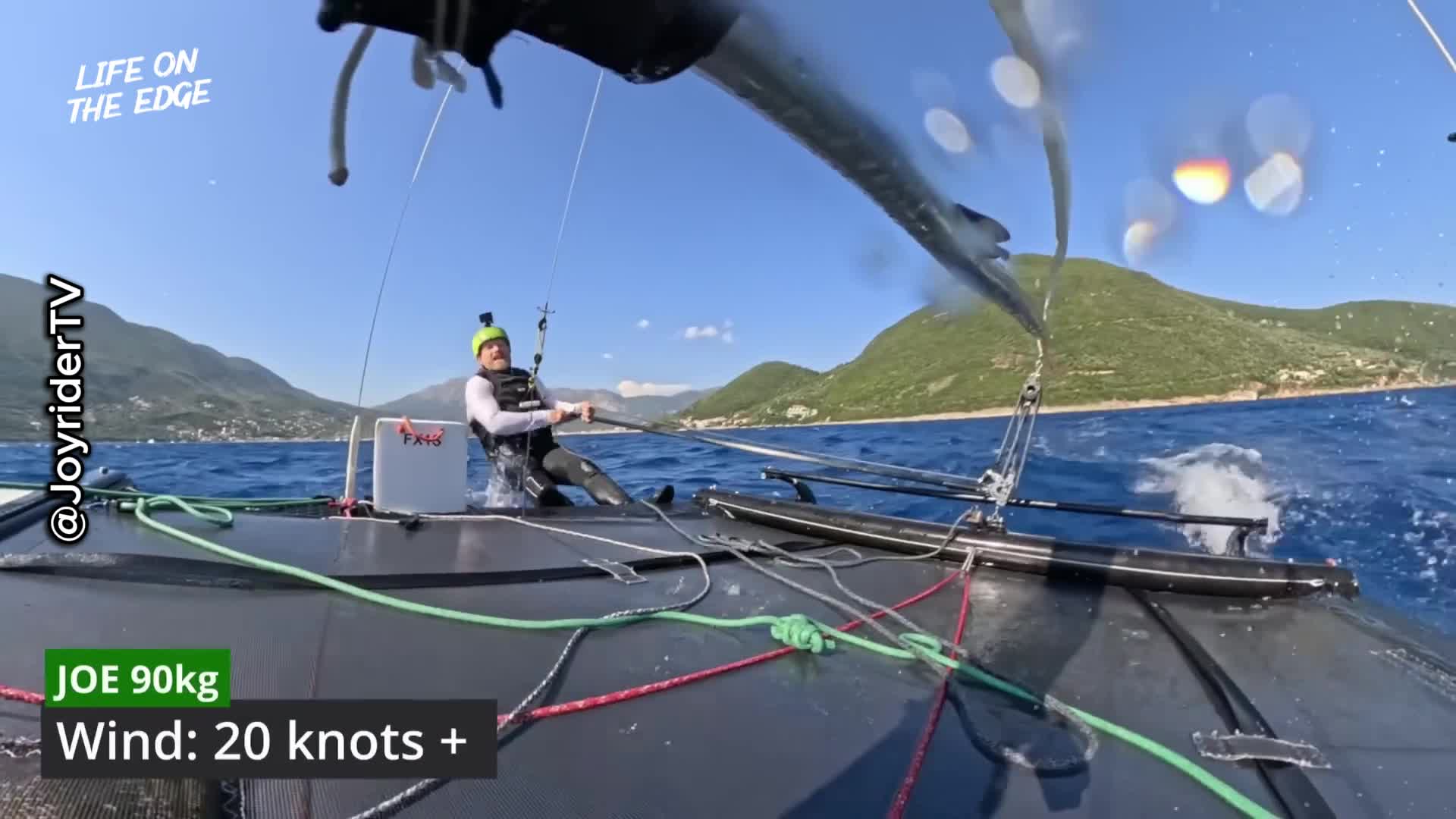 High-speed sailing challenge tests skill and endurance