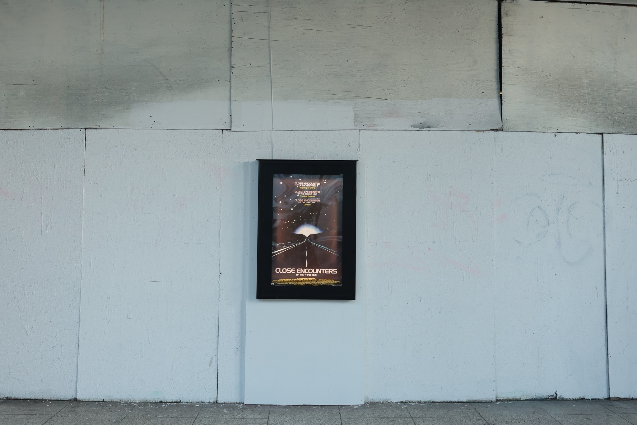 Photograph: Courtesy Stewart Cook/SonyA poster for ‘Close Encounters of the Third Kind’ outside of the Cinerama Dome