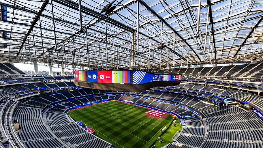 SoFi Stadium in Los Angeles.
