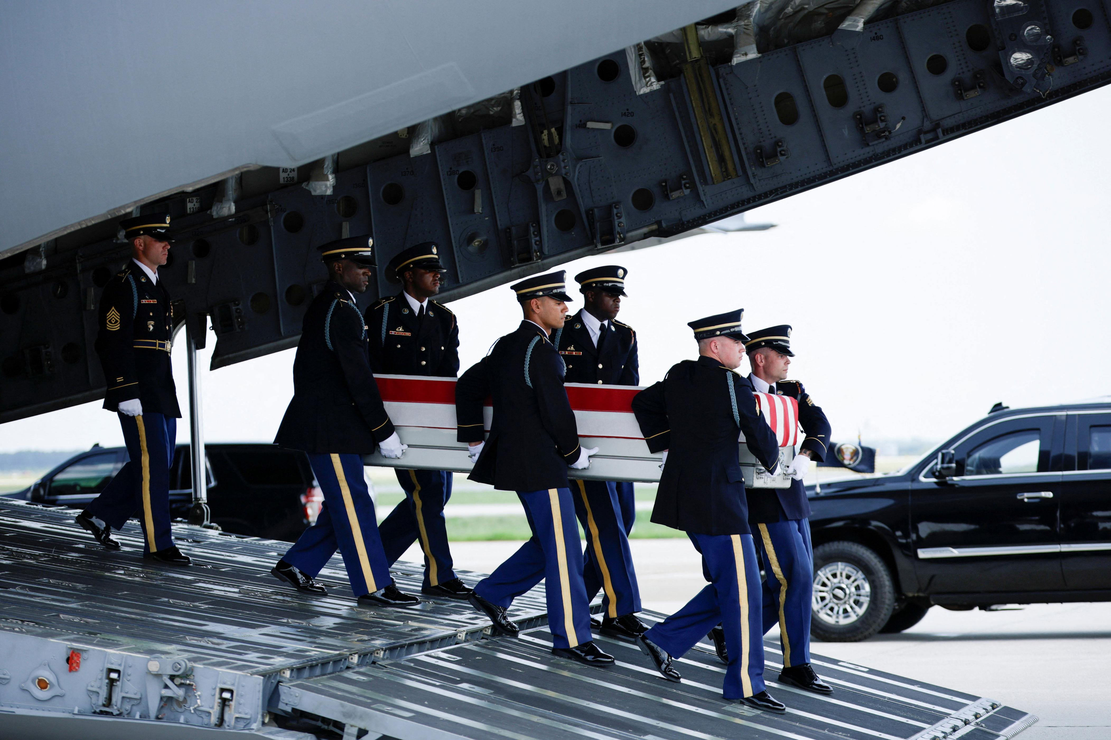 4 US soldiers killed in Iran war return to American soil