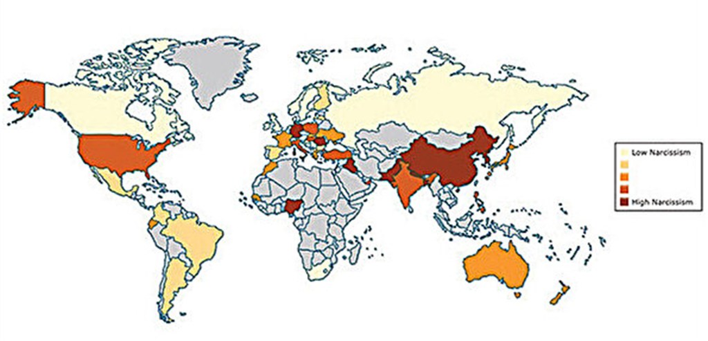 World’s most narcissistic countries revealed in study — along with America’s stunning rank