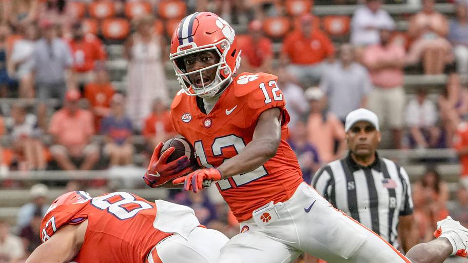 Clemson wide receiver Bryant Wesco Jr.