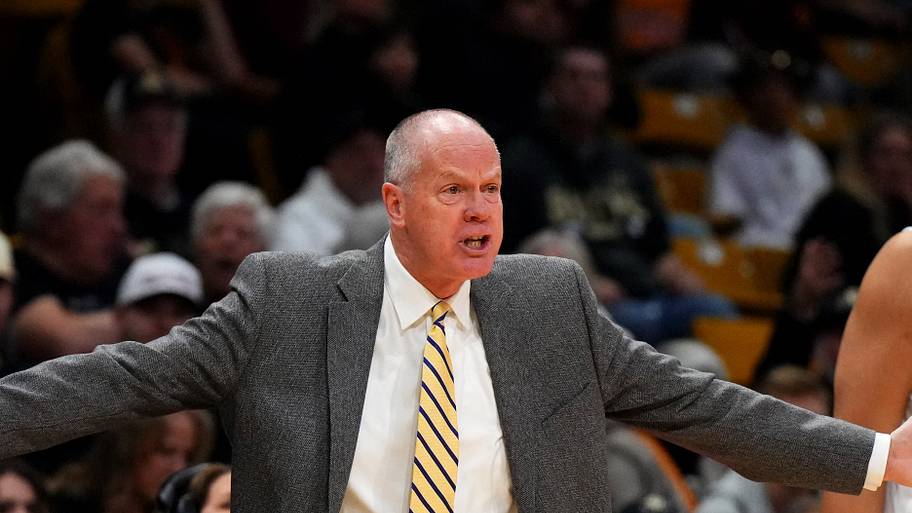 colorado buffaloes head coach tad boyle cu buffs men's basketball ncaa college basketball walk-on forward nick randall big 12