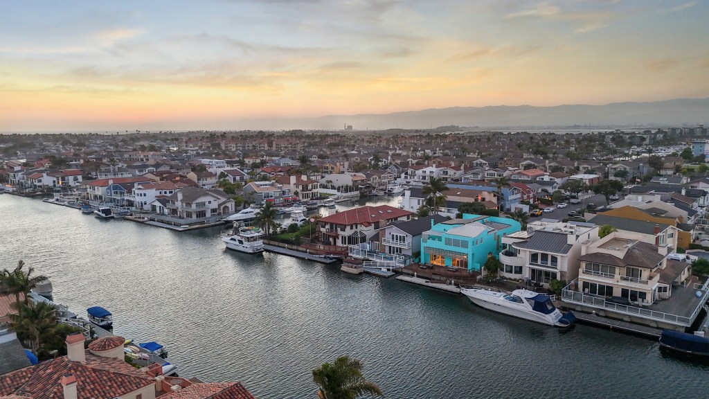 ‘Miami Vice’-style mansion just 90 minutes from LA lists for sale with private boat jetty