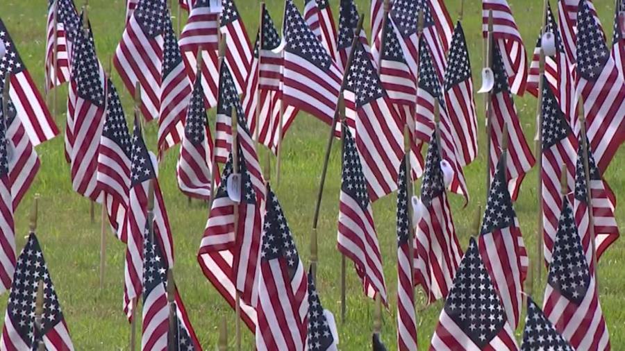 Spirit of America: Flag field for heroes in Coventry honors veterans and active military