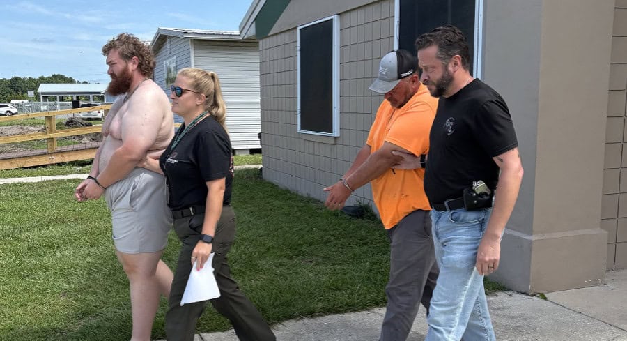 Florida father-son duo cuffed in shocking child exploitation and probation bust