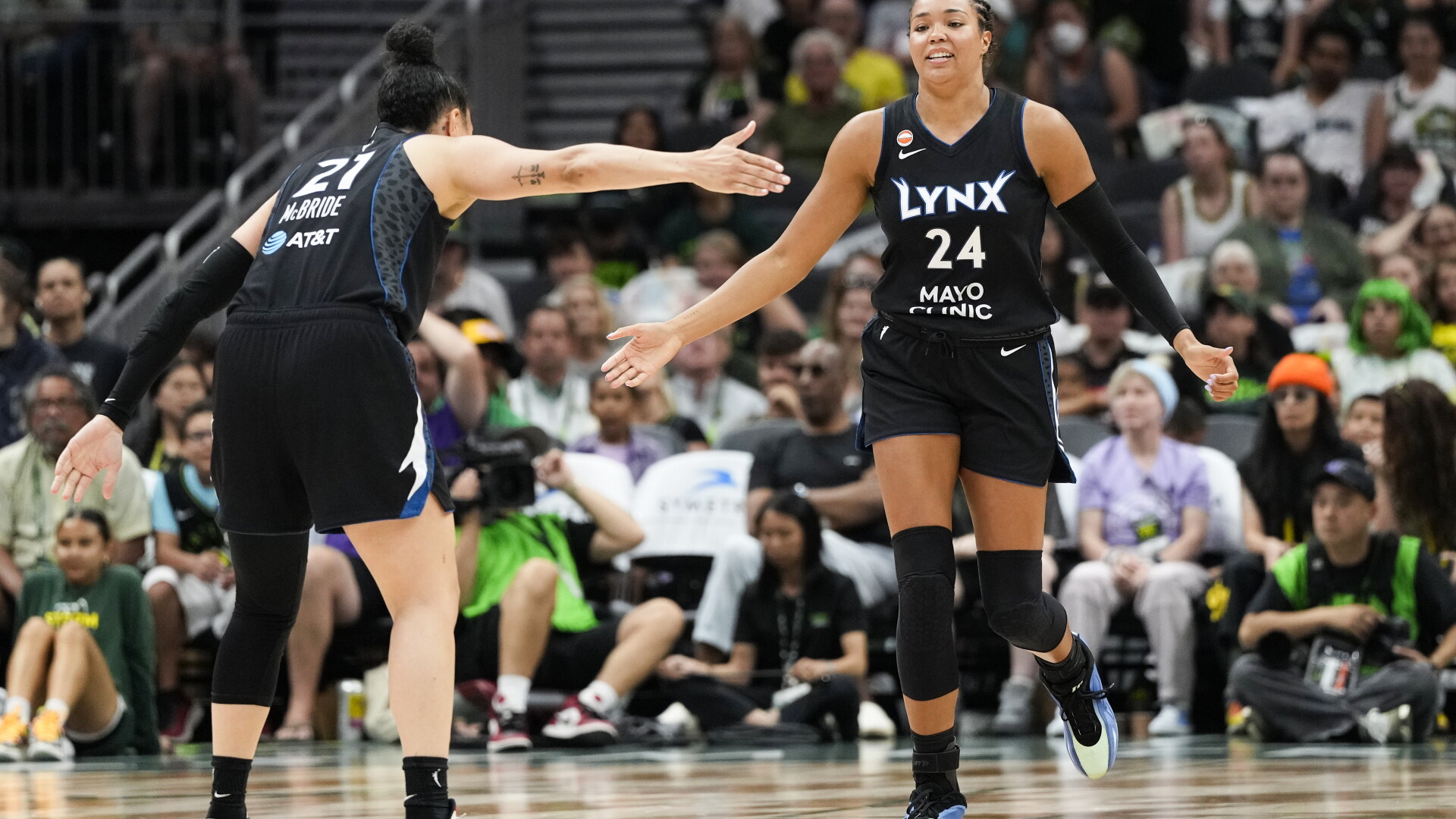 Collier scores 24 points in her return, Lynx top Storm 86-76 for best record at WNBA All-Star break