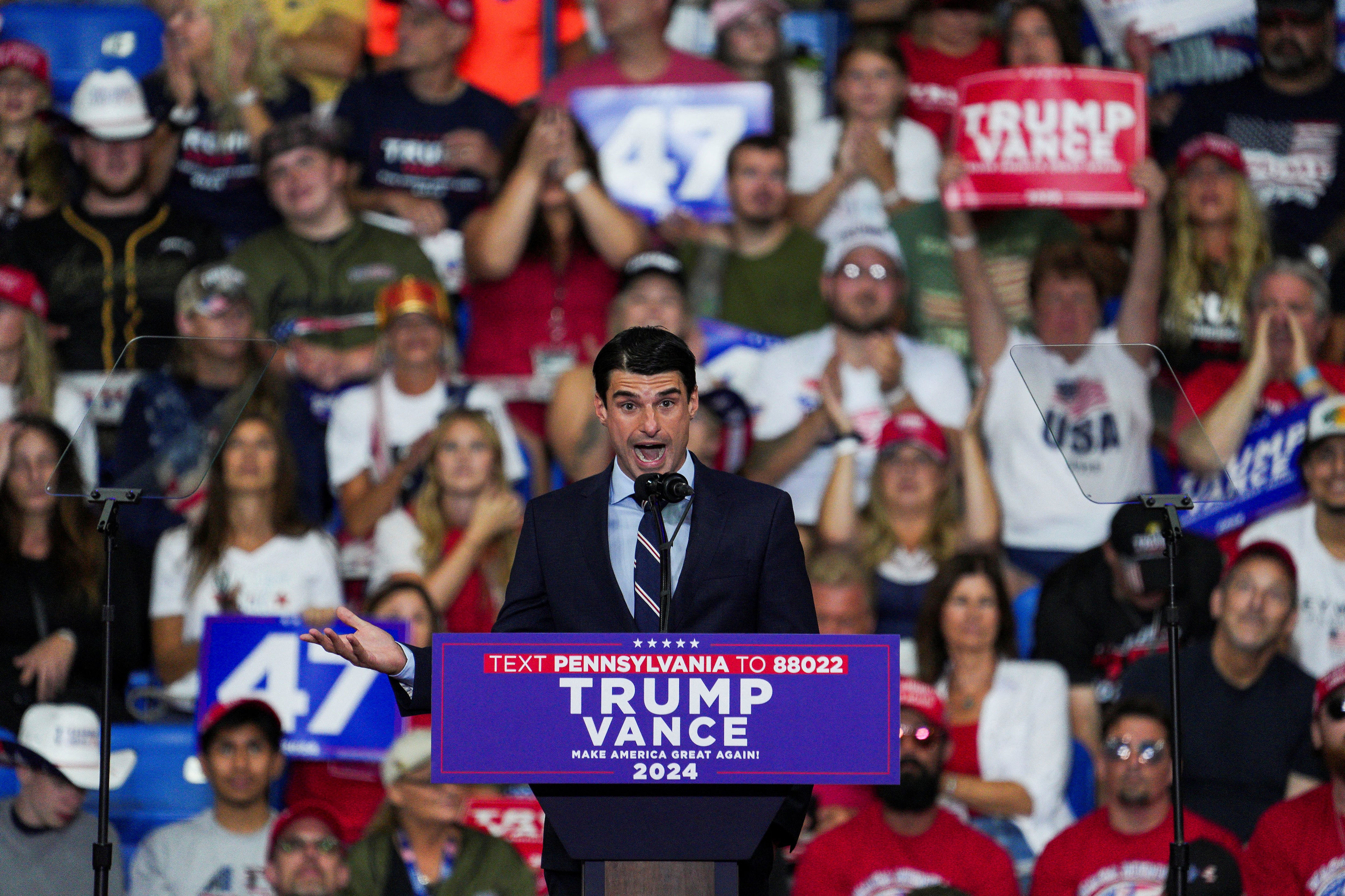Bresnahan has been endorsed by President Donald Trump. / Jeenah Moon / REUTERS